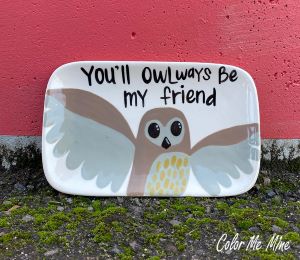 Costa Rica Owl Plate