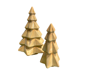 Costa Rica Rustic Glaze Faceted Trees