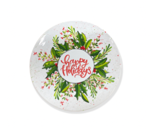Costa Rica Holiday Wreath Plate