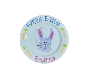 Costa Rica Easter Bunny Plate