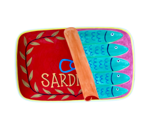 Costa Rica Sardines Dinner Plate