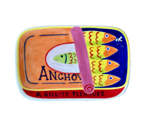 Costa Rica Anchovies App Plate