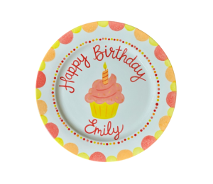 Costa Rica Birthday Cupcake Plate