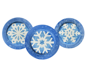 Costa Rica Paper Snowflake Plate