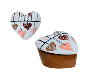 Costa Rica Heart Slanted Box